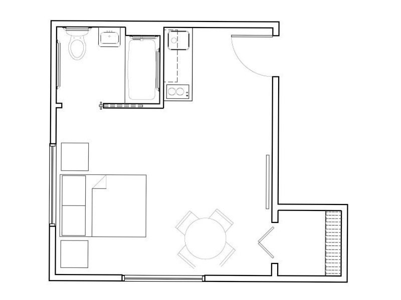 Unit D Floor Plan
