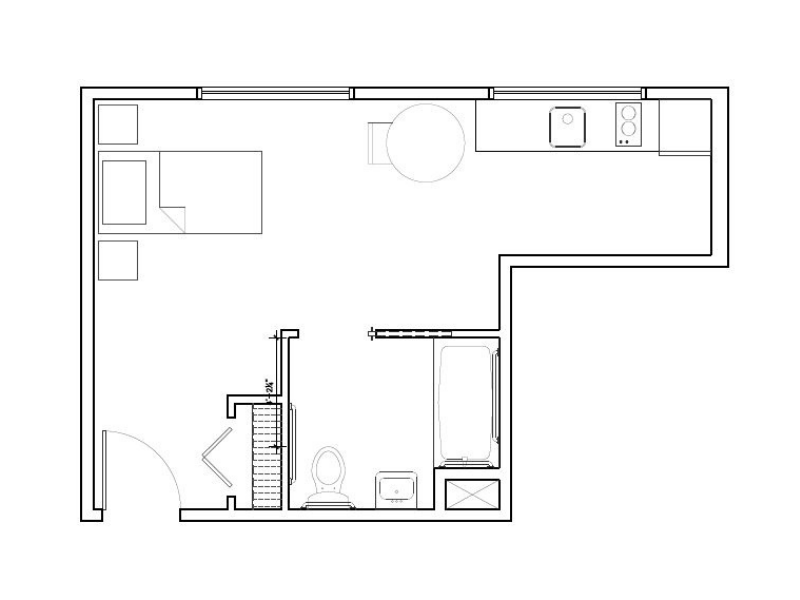 Unit E Floor Plan